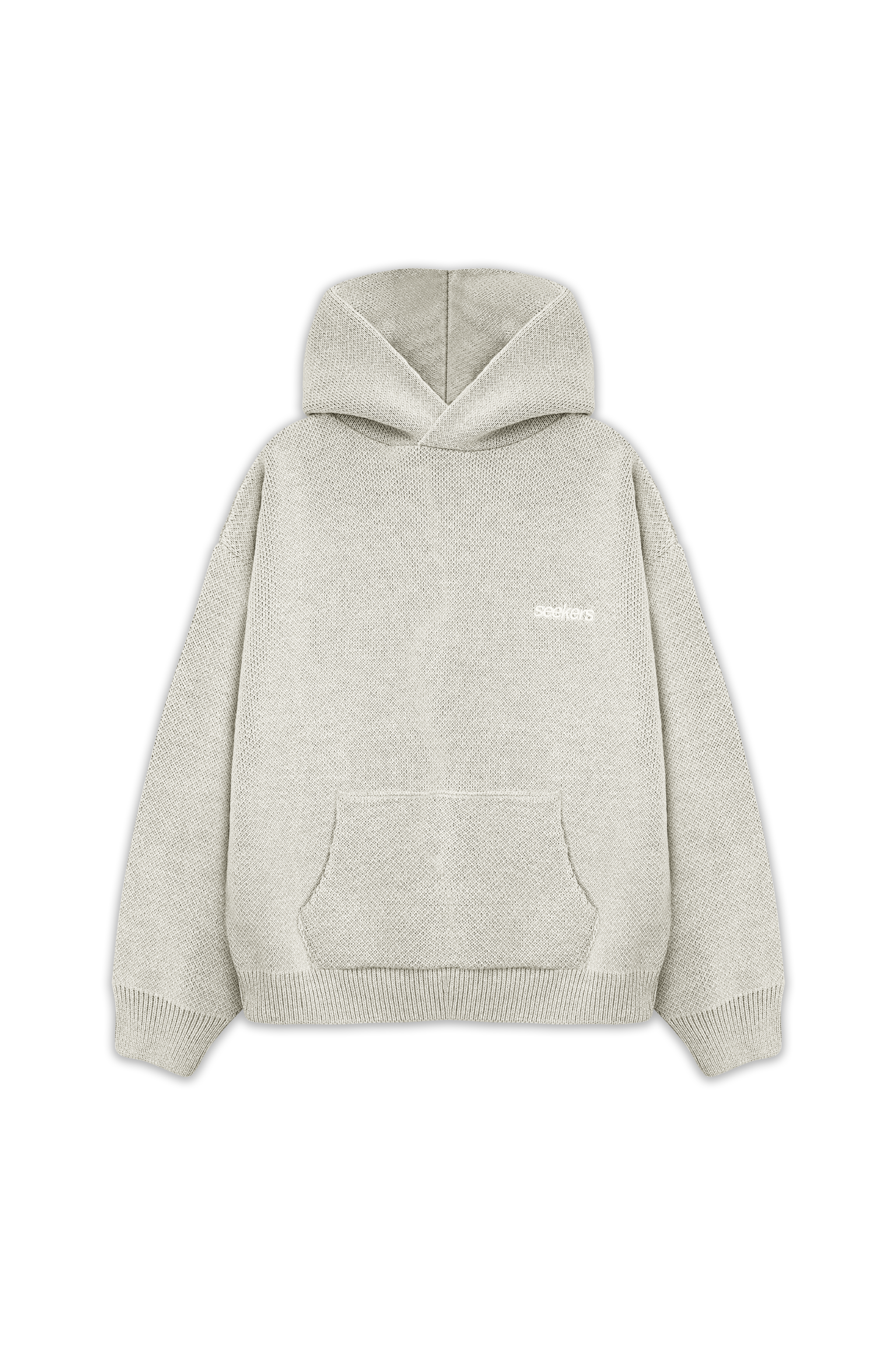 Seekers Knit Hoodie in Husk
